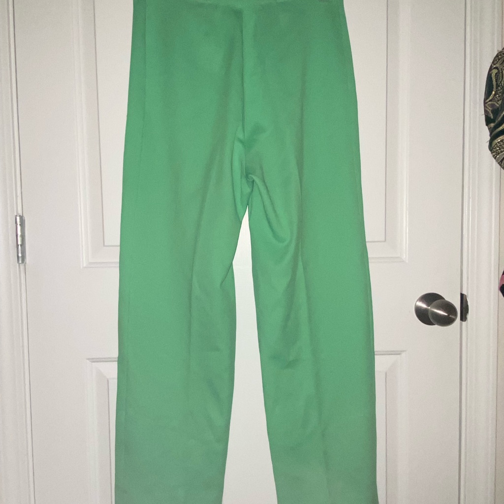 Vintage Green Wide Leg Pants